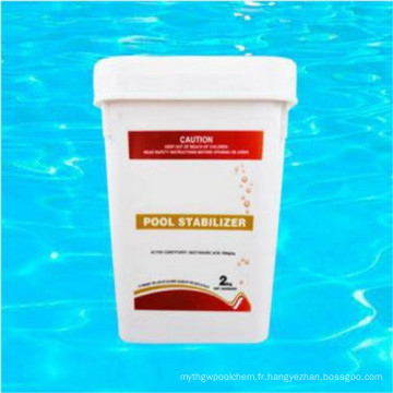 Stabilisateur de piscine de C3h3n3o3 / Ica (acide cyanurique) CAS No. 108-80-5